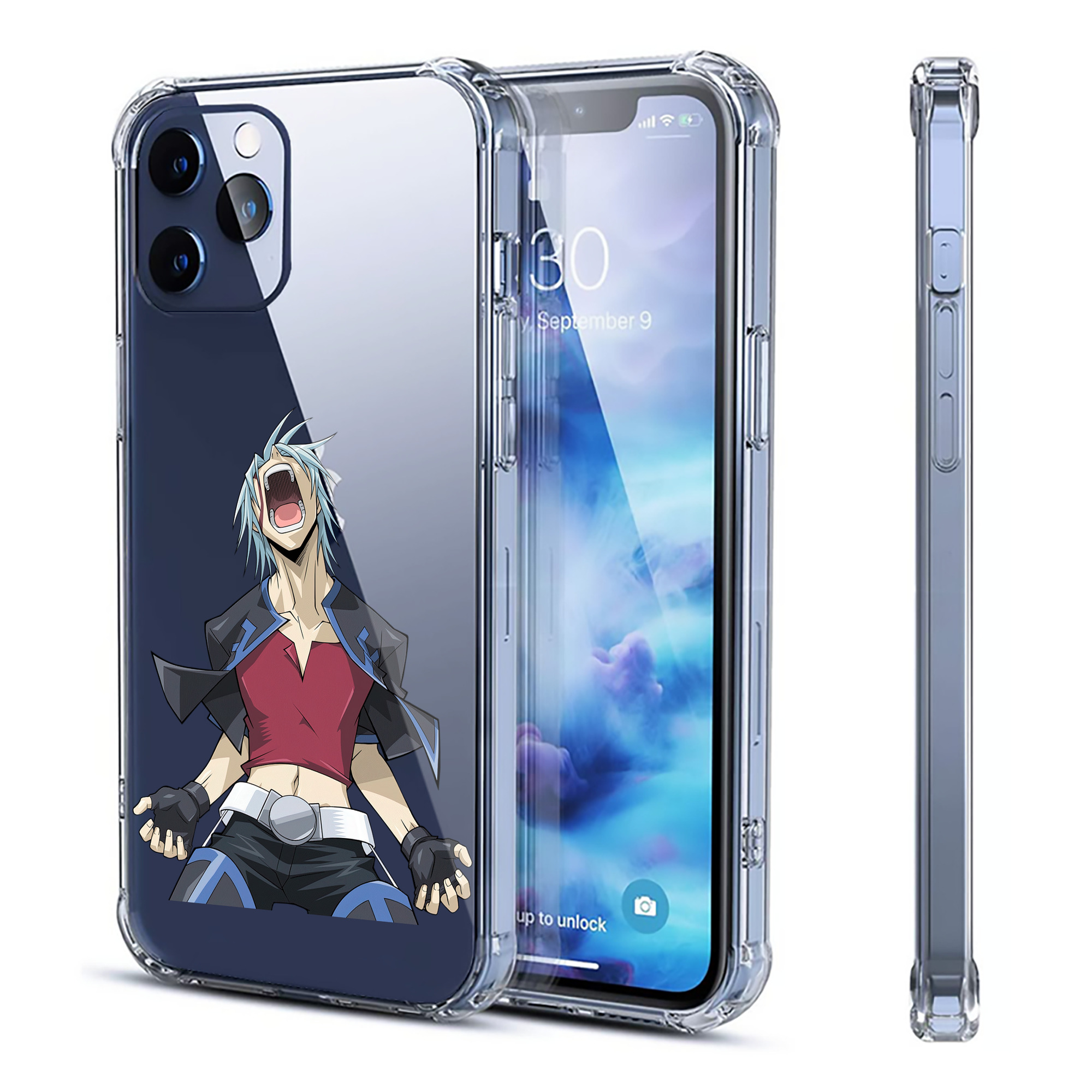 （画像用） 遊☆戯☆王 Yu-Gi-Oh! 【iPhone 12シリーズ対応】透明スマホケース（クリアソフトケース）